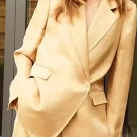 Aritzia Jackets & Blazers - Aritzia Wilfred Le Fou Blazer - Yellow - L